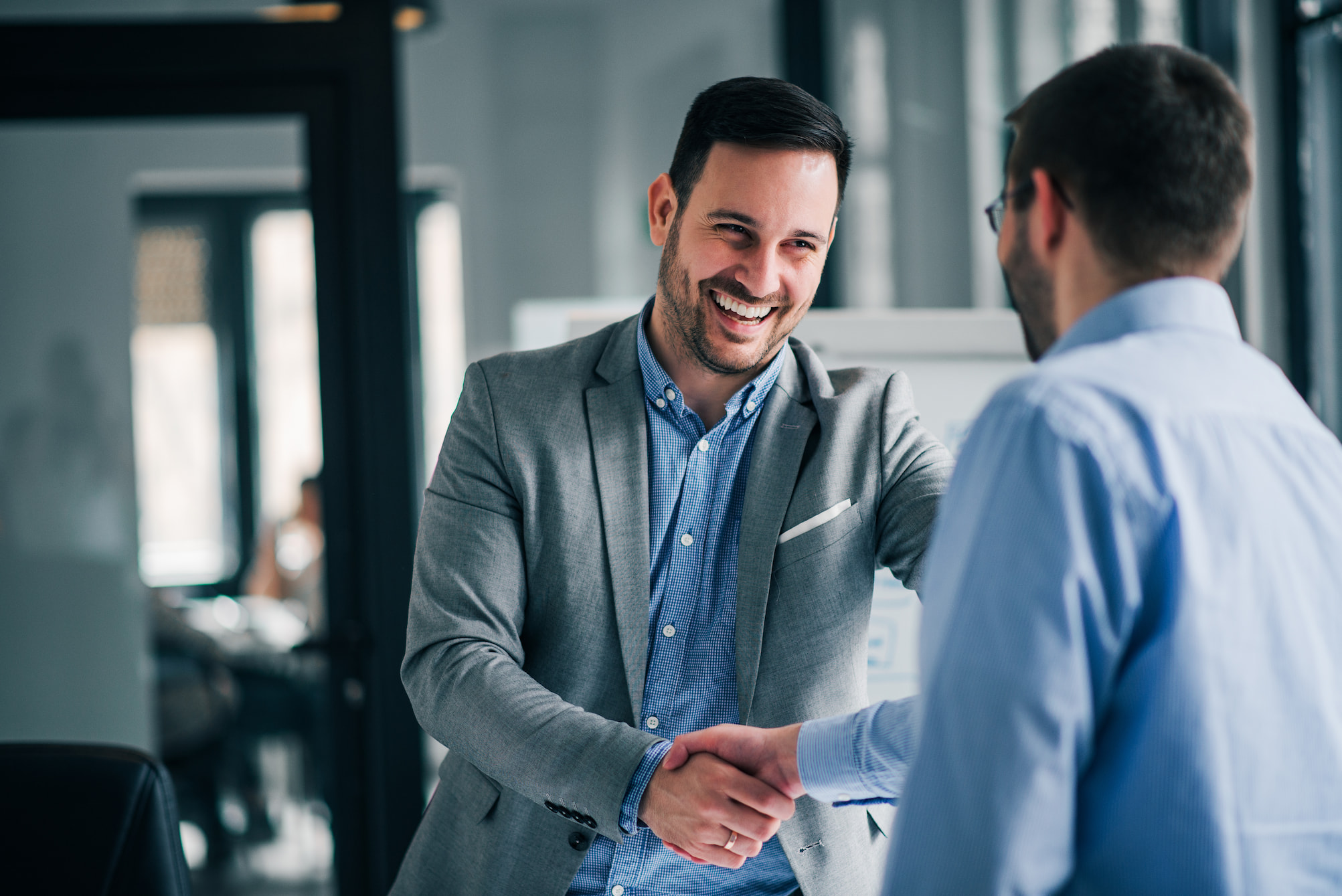 Business Partner Two business men shaking hands